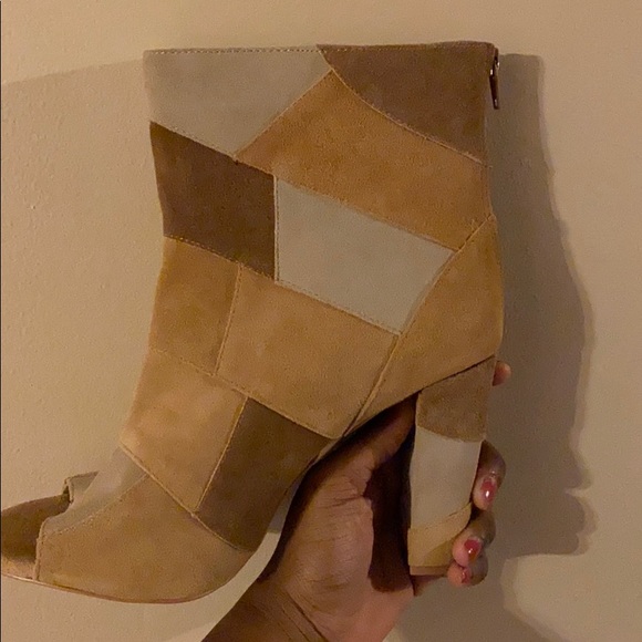 Suede Neutral Patchwork - Picture 3 of 6